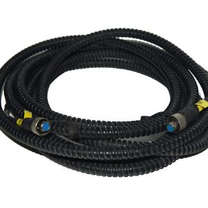 Wire harness for speed sensors-with aluminum-plastic pipe